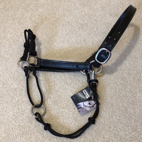 Horse Education Company Other Nwt Leather Hybrid Horse Halter Black